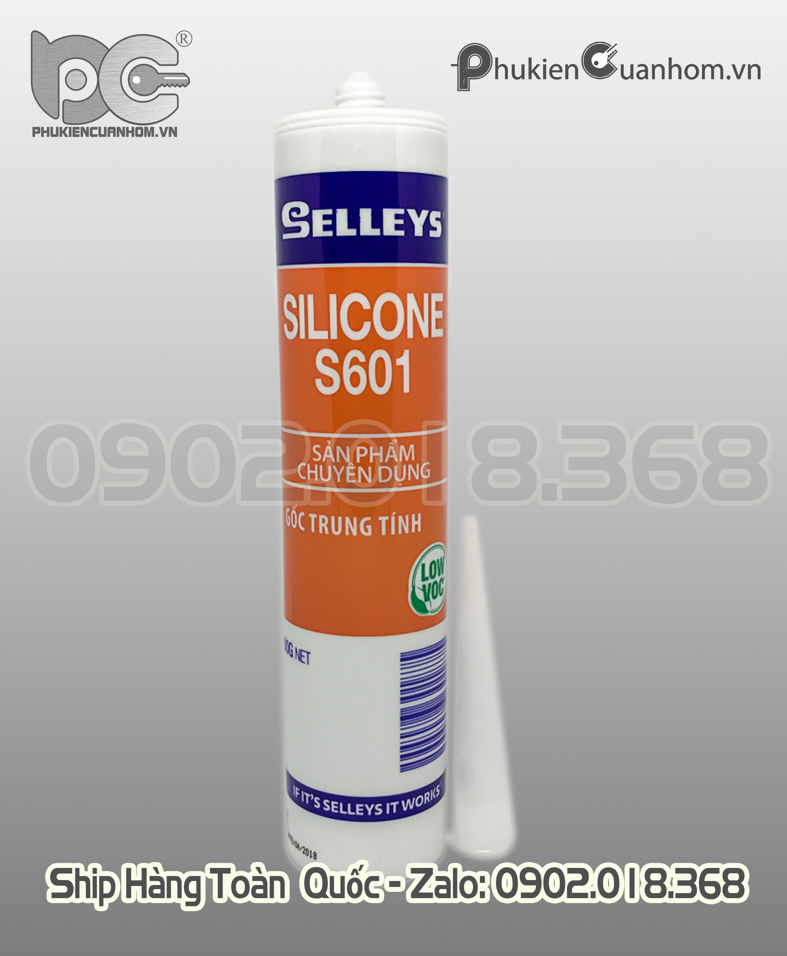 Keo silicone trung tính chuyên dụng - Selleys silicone S601