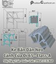 Ke liên kết góc cửa nhôm Tomahawk cánh cửa đi Xingfa hệ Class A